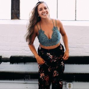 Printed flare pants